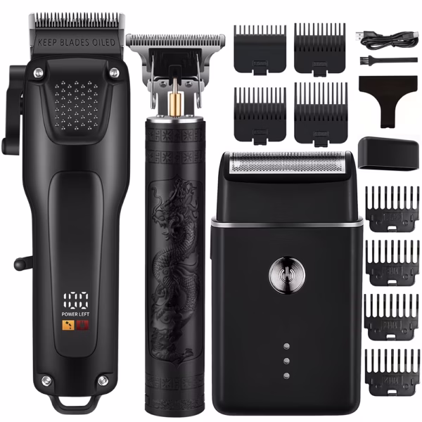 Men'S Professional Hair & Beard Grooming Kit