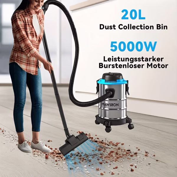 Wet/Dry Industrial Vacuum Cleaner